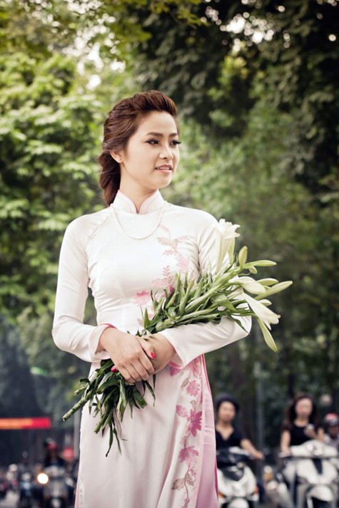 Thu Hoài đang là một trong những ứng cử viên sáng giá của Miss Travel 2012